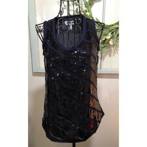 Ann Taylor LOFT Sequin Tank